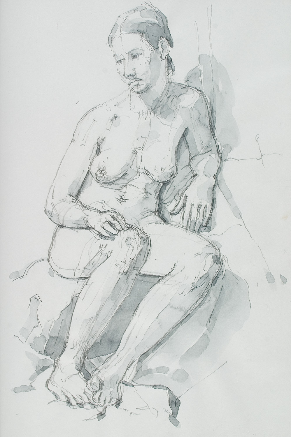 seated figure by Frederick Ortner (larger)