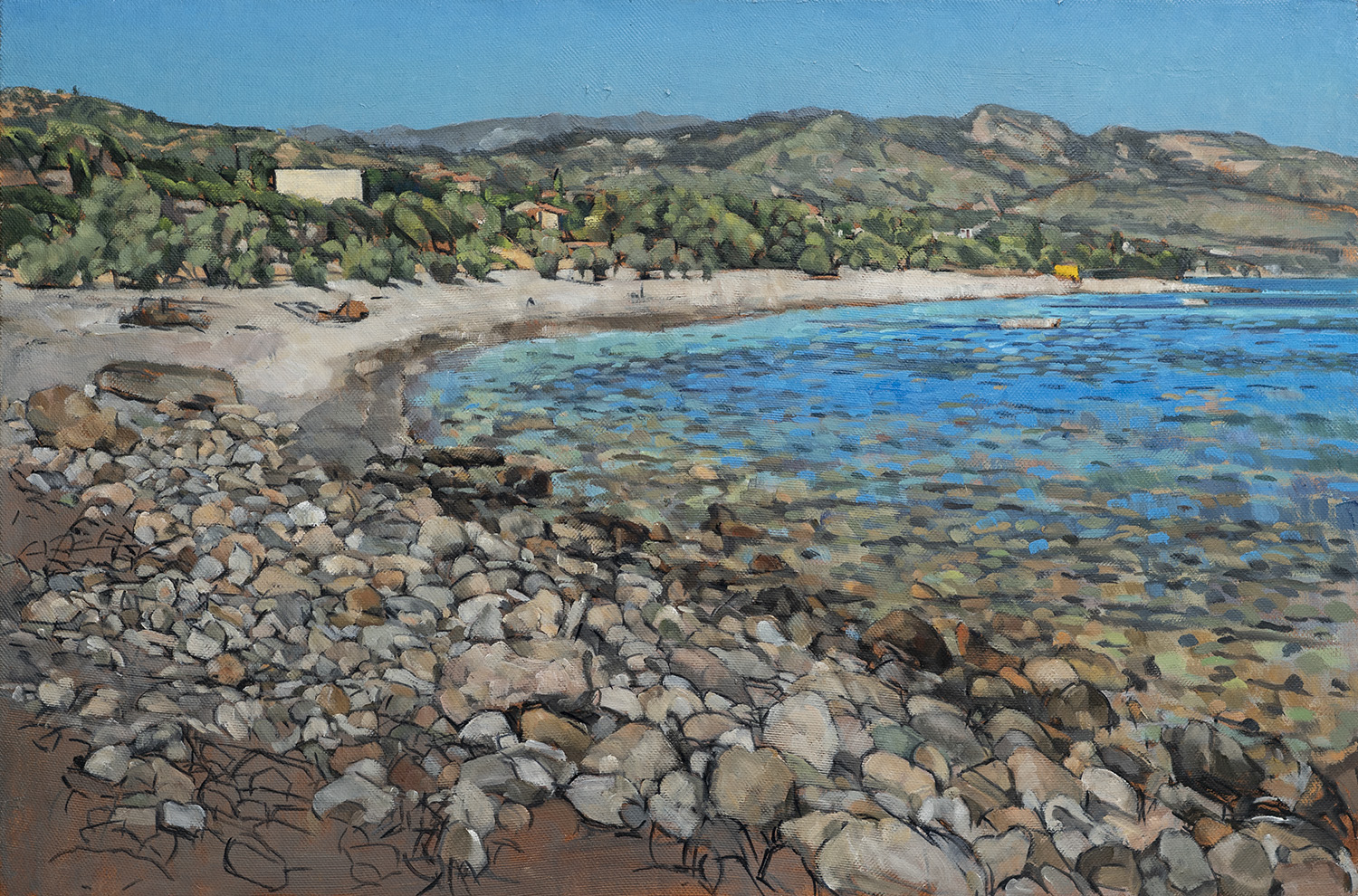spro beach, Samos by Frederick Ortner (larger)