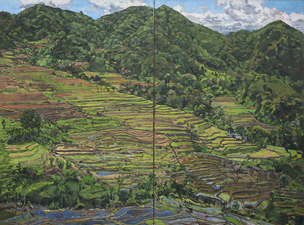 Nagacadan rice terraces by Frederick Ortner