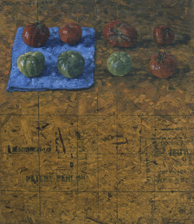 tomatoes I by Frederick Ortner